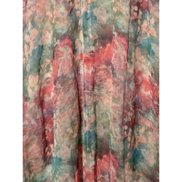 Soft Surroundings Primavera Sheer Swimcover Embroidered Sequin Ties Kimono XL - Picture 12 of 16